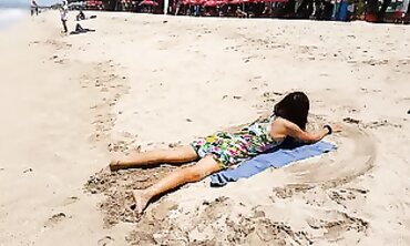 Sandy DONK n BUT Speculum Adventure at the Beach