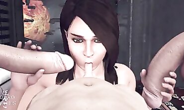 Ashley Steals Two Guys' Big Dicks and Gives Them to You