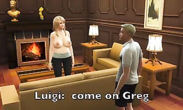 Sims 4: Hookup-Starved MILF Cheats With Hubby's Homie
