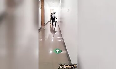 Solo Asian Milf Squirts While Masturbating in Public Mall