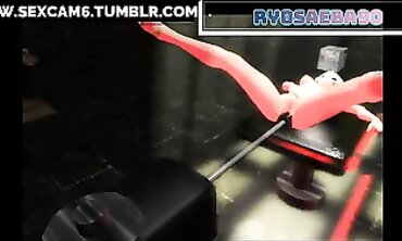 POV Anal Machine Fuck With Petite Gamer Bimbo