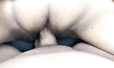 Huge Hairy MILF Squirts and Takes a Massive Creampie