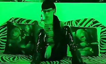 Torrid legitimate domina pretty gothic smoking behind the pinch pt2