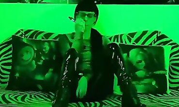 Torrid legitimate domina pretty gothic smoking behind the pinch pt2