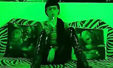 Torrid legitimate domina pretty gothic smoking behind the pinch pt2