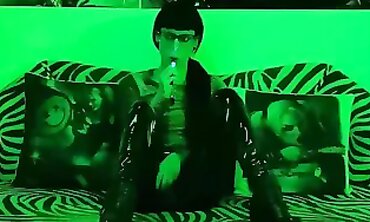 Torrid legitimate domina pretty gothic smoking behind the pinch pt2