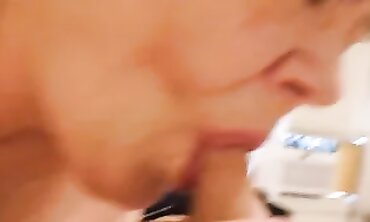 POV Mature Amateur Deep Throat Blowjob