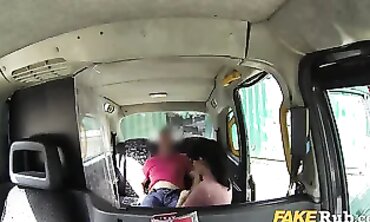 Busty Brunette Ava Dalush Rides Cab Driver