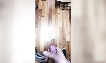 Dared to Spunk at Work by a Snapchat Stranger (GIANT SPUNK STRAPS)
