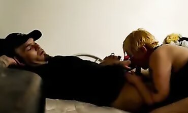 Blonde MILF Amateur Loves Deep Throat and Panties