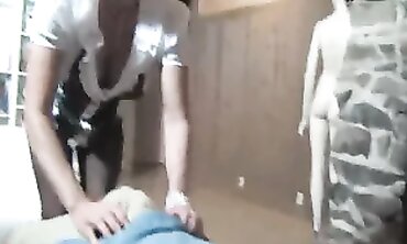 Stockinged MILF Legs Get Humped