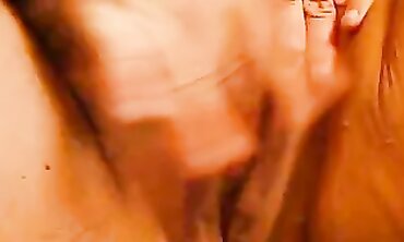 Hairy MILF On Gets Fingered and Gets Horny