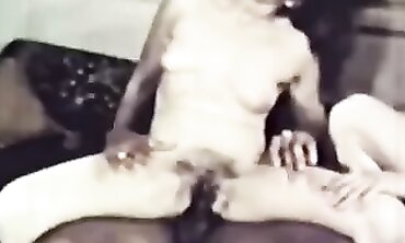 Multiracial Threesome Game: 60s BBW & BBC Action