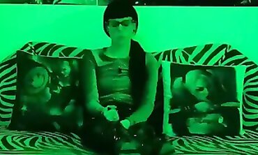 Dom: 19-Year-Old Gothic Domina Smoking Behind The Scenes