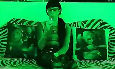 Dom: 19-Year-Old Gothic Domina Smoking Behind The Scenes