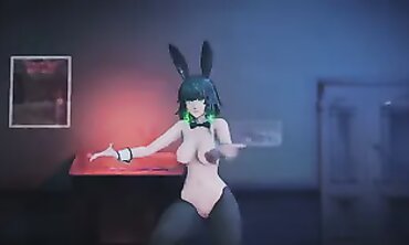MMD Bunny Mallow Gets a Hardcore Creampie and Squirt