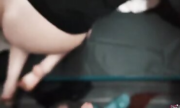 Russian Amateur POV Train Creampie