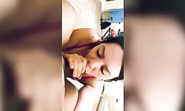 Married MILF Gives BBC Blowjob Before Heading Home