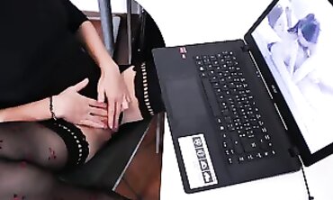 Dyke Secretary's Hetero Fuck-Fest with Boss Shocks Her Mother