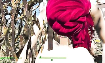 Pregnant Alice Gets Nailed in the Ass by Boys in Fallout Mod
