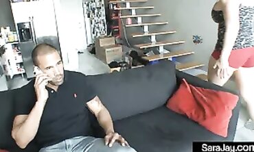 Sara Jay Gets Smashed by a Raunchy Interracial Pipe