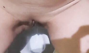 Beautiful Amateur Shows Off Naughty Underwear and Pisses