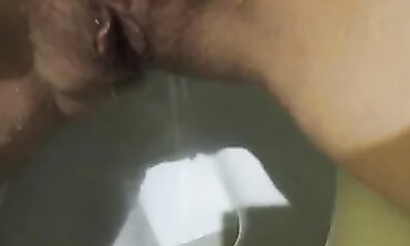Beautiful Amateur Shows Off Naughty Underwear and Pisses
