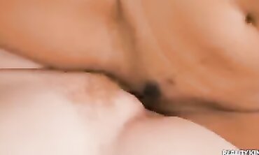 Busty MILF and barely legal Brunette Share a Wild Interracial Lesbian Fuck Session