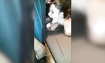 African Man Bangs Milky Housewife