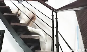 Sexy Brunette Teases Her Pregnant Belly