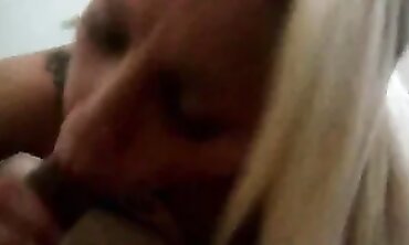POV Blowjob With Amateur Blonde Monica