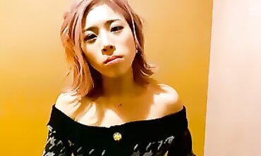 Japanese Brunette Amateur Takes a Deep Hardcore Stance