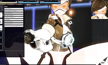 Overwatch Tracer POV Hentai: 3D Animated Rough Sex and Creampie