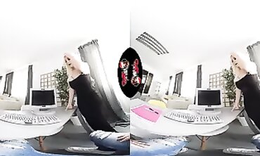 VRLatina: Curvy Blonde Beauty Gets Shagged in VR