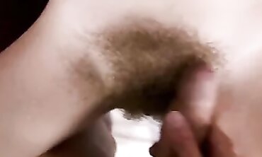 Hairy Chick Devours Load in Hardcore Blowjob