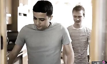 Syren Demer Double Penetrated by Two Angry barely legal Lovers
