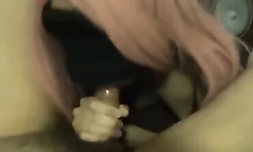 POV: Petite Bimbos Offer Oral Before Sofa Sex