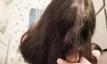 Sexy Babe Gets Internal Creampie & Hair Domination