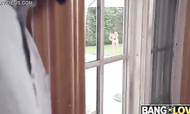 Petite Brunette MILF Michelle Anderson Takes a Deep Throat Blowjob