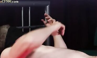 CFNM Honeys Take Turns Sucking Tied clueless's Cock