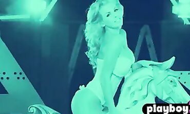 Bae Striptease Reveals Her Massive Ash-Blonde Tits
