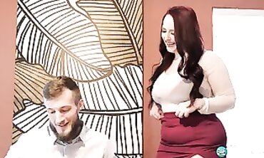 Andi Ray's Busty Birthday Boy Surprise