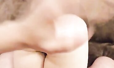 POV Spanking & Creampie on Lingerie Girlfriend at Home