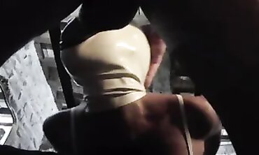 Laura On Heels Gets Tied Up and Deepthroated