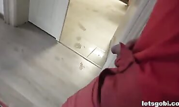 Rebecca Black and Her Boyfriend Handle a Rough Shower Intruder