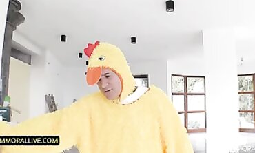Cute Blonde Emily Gets Anal Stretched by Massive Dick