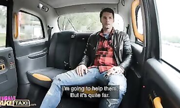 Zuzu Sweet Strips for a Ride in Fake Cab