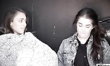 Evelyn Claire and Gia Derza Trade Favors for Cash