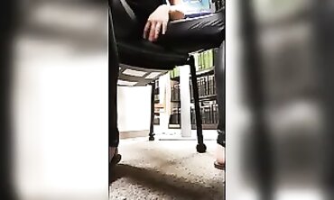 Alice Lighthouse Gets Toied With A Dildo In The College Library