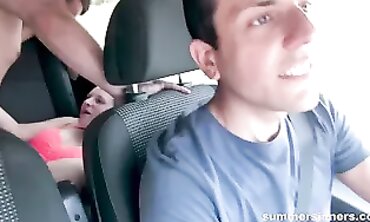 Summer MILF Gets Plowed in Public on the Way Home